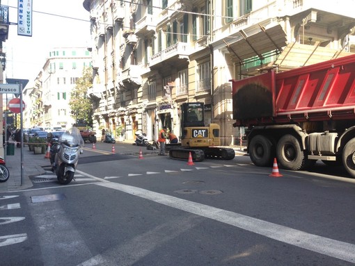 Savona, disagi tra via Boselli e piazza Mameli per lavori di asfaltatura
