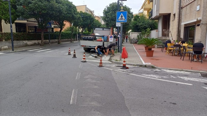 Albissola, quattro nuove griglie per la raccolta ed il deflusso delle acque piovane