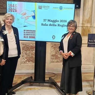 Zonta Club Alassio-Albenga a Palazzo Montecitorio per gli ottant'anni del voto alle donne