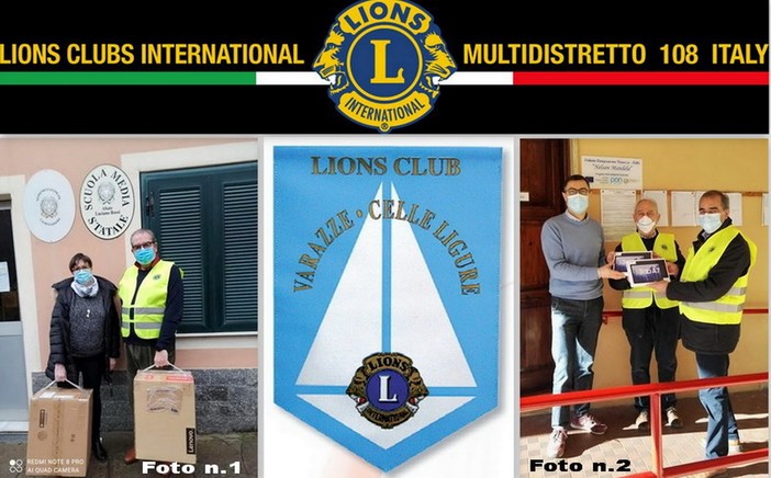 Lions Club Varazze-Celle dona due tablet all'Istituto Comprensivo (FOTO)