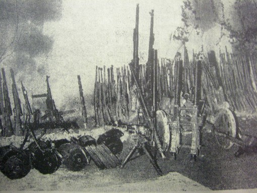 Il deposito clandestino di armi dell'allestimento navi dell'Ansaldo a Genova