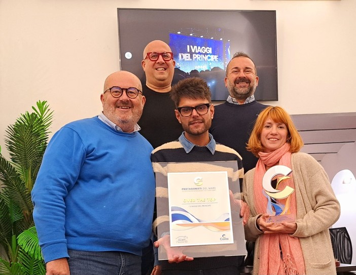 L'agenzia savonese "I Viaggi del Principe" premiata come "Over The Top" alla kermesse di Costa Crociere