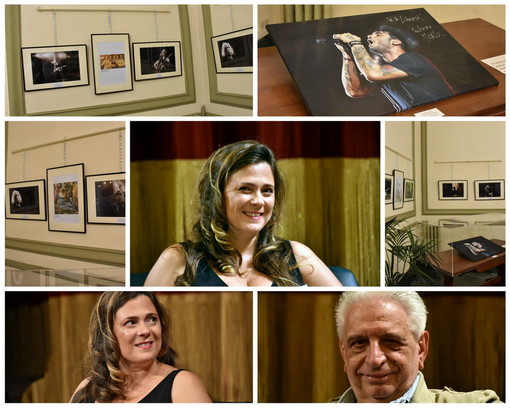 Inaugurata nel Casinò di Sanremo la mostra di Angela Perri dal titolo "La musica che gira intorno" (FOTO) Inaugurata nel Casinò di Sanremo la mostra di Angela Perri dal titolo "La musica che gira intorno" (FOTO)