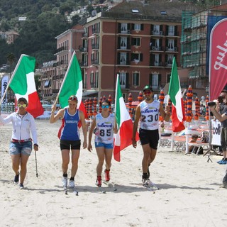 Sci di fondo on the beach Laigueglia I “Superstiti” Clusone BG sul podio dell’ottava edizione