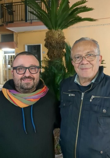 Don Carmelo Galeone e Giovanni Impastato