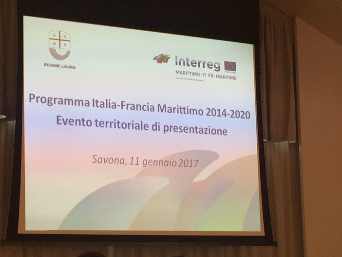Presentato al Priamar il Programma Marittimo Italia-Francia: 15 milioni di euro per progetti innovativi