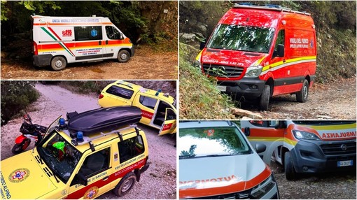 Magliolo, due escursionisti in difficoltà lungo la Ferrata degli Artisti: uno recuperato in elicottero, proseguono i soccorsi Magliolo, due escursionisti in difficoltà lungo la Ferrata degli Artisti: uno recuperato in elicottero, proseguono i soccorsi