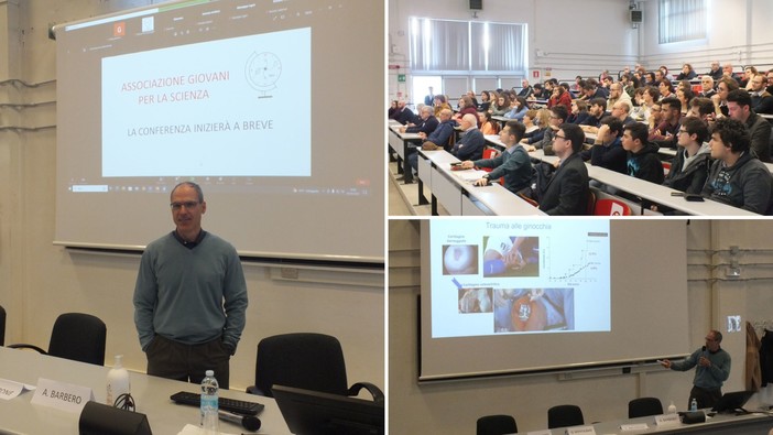 Savona, grande successo di pubblico per la conferenza sulla “Ingegneria tissutale della cartilagine”