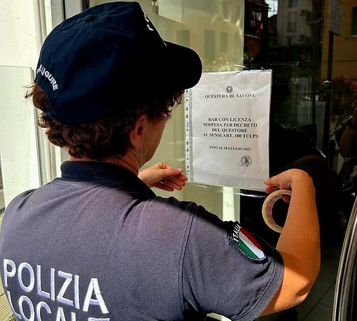 Alcolici ai minorenni, ancora una sospensione della licenza per 7 giorni un bar di Finalpia Alcolici ai minorenni, ancora una sospensione della licenza per 7 giorni un bar di Finalpia