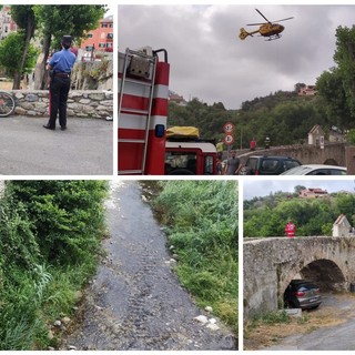 Toirano, bimbo in bicicletta cade nel greto del Varatella: trasportato in codice rosso al Gaslini