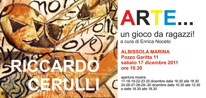 Arte… Un gioco da ragazzi! Il tredicenne Riccardo Cerulli in esposizione ad Albissola Marina
