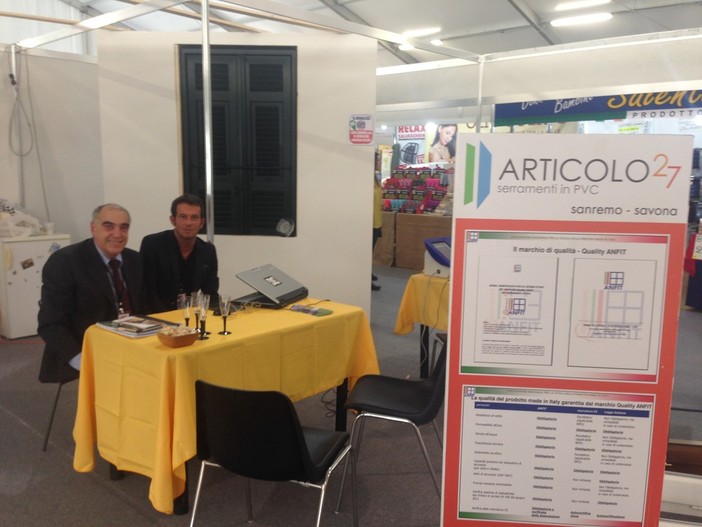 La Cooperativa sociale "Articolo 27" ad Expò Savona: una pena rieducativa con la produzione di serramenti La Cooperativa sociale "Articolo 27" ad Expò Savona: una pena rieducativa con la produzione di serramenti