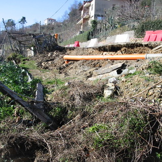 Quiliano, inizio dei lavori di messa in sicurezza per la transitabilità della strada per Roviasca
