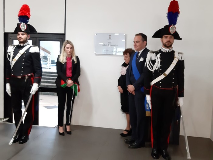 Savona, intitolata la sala della Provincia ai caduti di Nassiriya (FOTO e VIDEO)