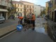 Albenga, danno alle tubature dell'acqua nei pressi di Porta Mulino