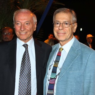 Piero Angela con il prof. Ernesto Ferrero (Foto di Silvio Fasano)