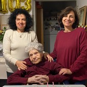 103 candeline per Nonna Angela, è festa a Giustenice!