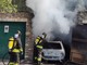 Auto in fiamme in un box ad Andora: intervento dei vigili del fuoco (FOTO)