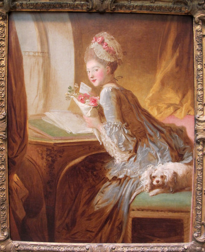 Illustrazione: Jean Honoré Fragonard, Lettera d'amore, 1770-75 ca