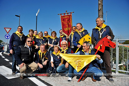 Leca d'Albenga: la nuova rotonda dedicata ai Fieui di Caruggi (le foto)