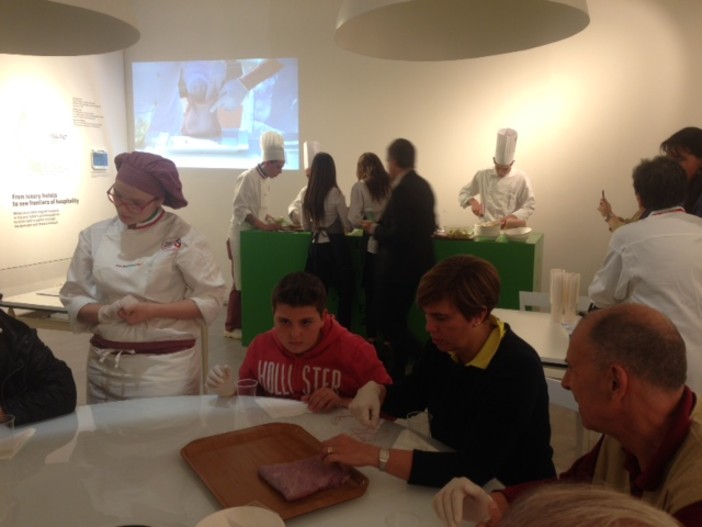 Gli Alberghieri della Liguria incantano i visitatori di Expo con la cucina senza fornelli