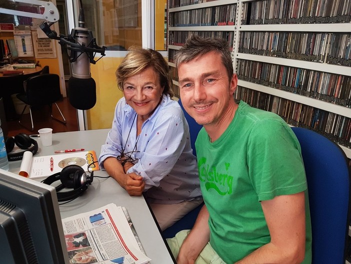 Luisella Berrino la prima Superospite de "I 40 anni di Radio Onda Ligure 101"