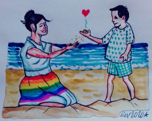 #FavoleaCasa di oggi propone “La sabbia”, la favola psicologica sull’unica via per custodire l’amore, letta e commentata da Fata Zucchina