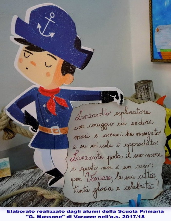 Varazze celebra Lanzarotto Malocello con le opere degli studenti Varazze celebra Lanzarotto Malocello con le opere degli studenti