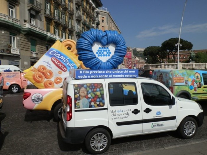 Anche la Lega del Filo d'Oro al Giro d'Italia a Savona