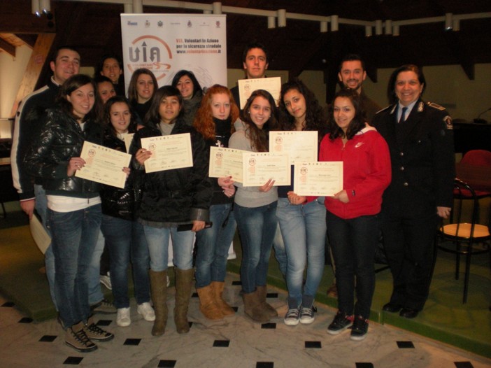 Volontari in azione a Loano