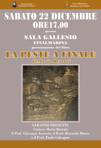 Finale, presentazione del libro "La peste a Finale"