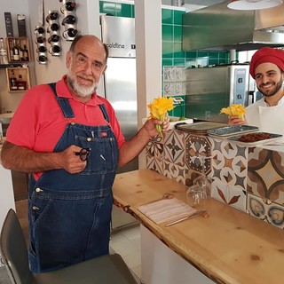 Lo chef Giorgione irrompe ad Albenga (FOTO)