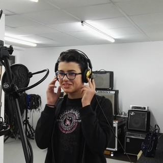 Luca Delmonte di Savona nel coro babyvoice al Festival di Castrocaro su Rai 1