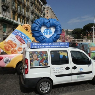 Anche la Lega del Filo d'Oro al Giro d'Italia a Savona