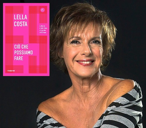 L'attrice e scrittrice Lella Costa al festival "Parole ubikate in mare" ad Albissola Marina