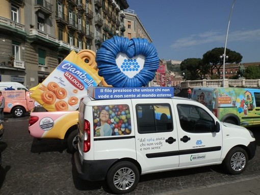 Anche la Lega del Filo d'Oro al Giro d'Italia a Savona