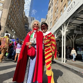 Le maschere di Loano alla sfilata del Columbus Day a New York Le maschere di Loano alla sfilata del Columbus Day a New York