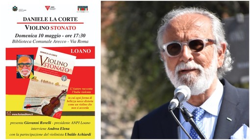 A Loano la presentazione di “Violino Stonato” con il giornalista e scrittore Daniele La Corte