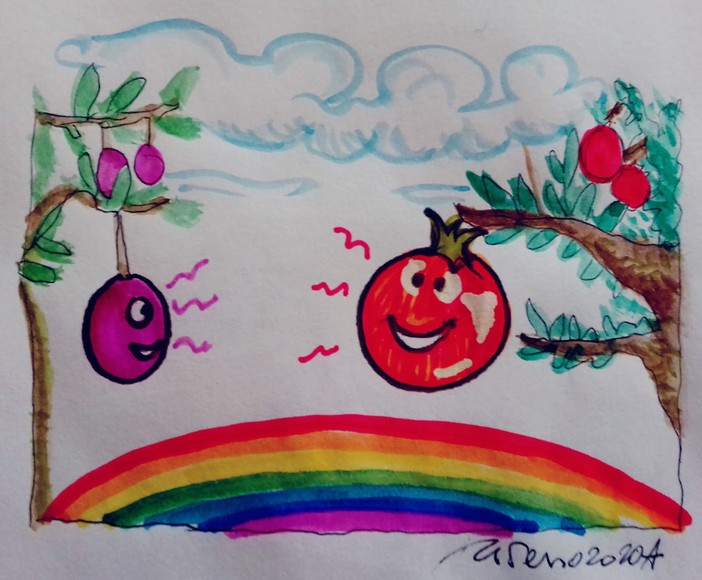 #FavoleaCasa – Fata Zucchina legge e commenta "La prugna e il melograno" - dalla collana “Le favole che fanno crescere anche chi è già cresciuto