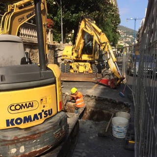 Via ai lavori di sostituzione della stazione pompante della fognatura di Alassio