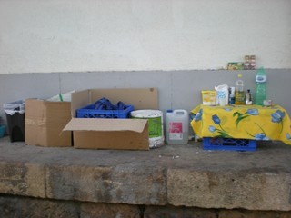 Immagine prima dello sgombero