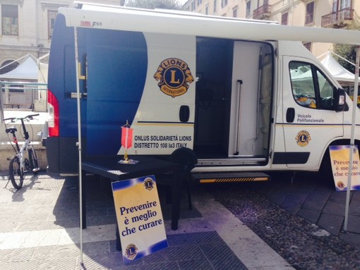 Prevenzione del glaucoma: torna nella Albisole il camper dei Lions Prevenzione del glaucoma: torna nella Albisole il camper dei Lions