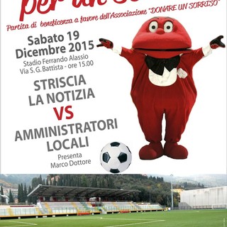 Alassio, sale l'attesa per "Un goal per un sorriso", amichevole di beneficenza tra stelle di Striscia la Notizia e amministratori locali