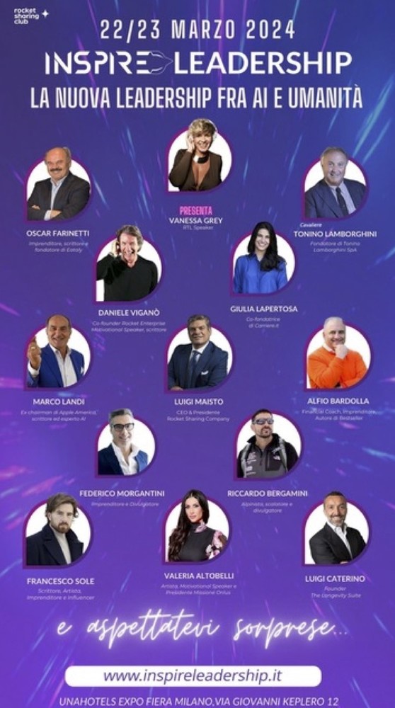 Inspire Leadership 2024: la nuova Leadership tra intelligenza artificiale e umanità