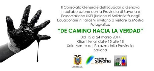 Savona, lo scorso sabato è stata inaugurata la mostra fotografica "De camino hacia la verdad" Savona, lo scorso sabato è stata inaugurata la mostra fotografica "De camino hacia la verdad"