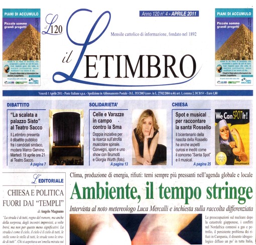 Il mensile  “Il Letimbro” organizza il dibattito fra i candidati sindaco di Savona