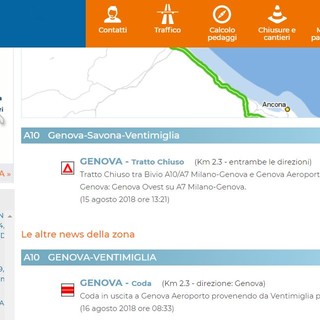 La voce surreale della burocrazia: per Autostrade tratto chiuso "per lesioni alle strutture"