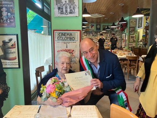 Alassio, Lina Siri spegne 100 candeline