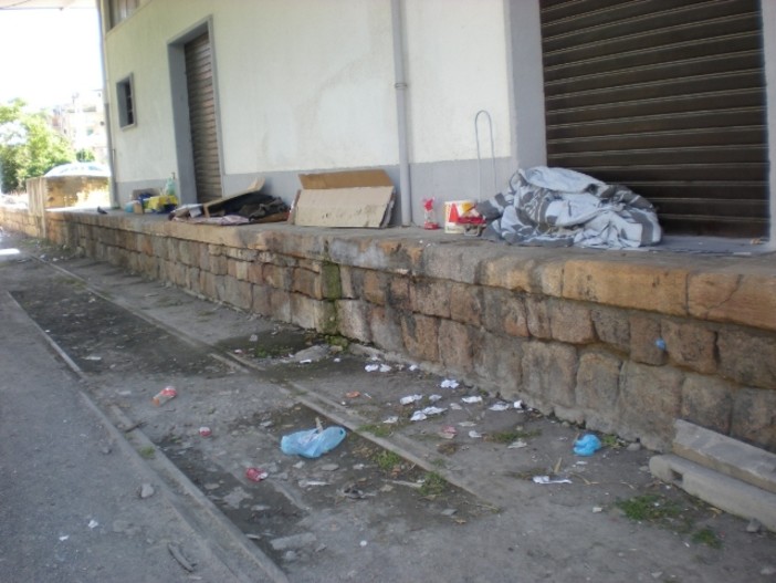 Immagine prima dello sgombero