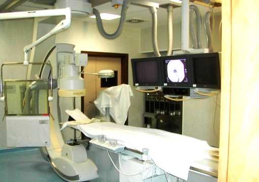 La sala angiografica del Santa Corona di Pietra Ligure